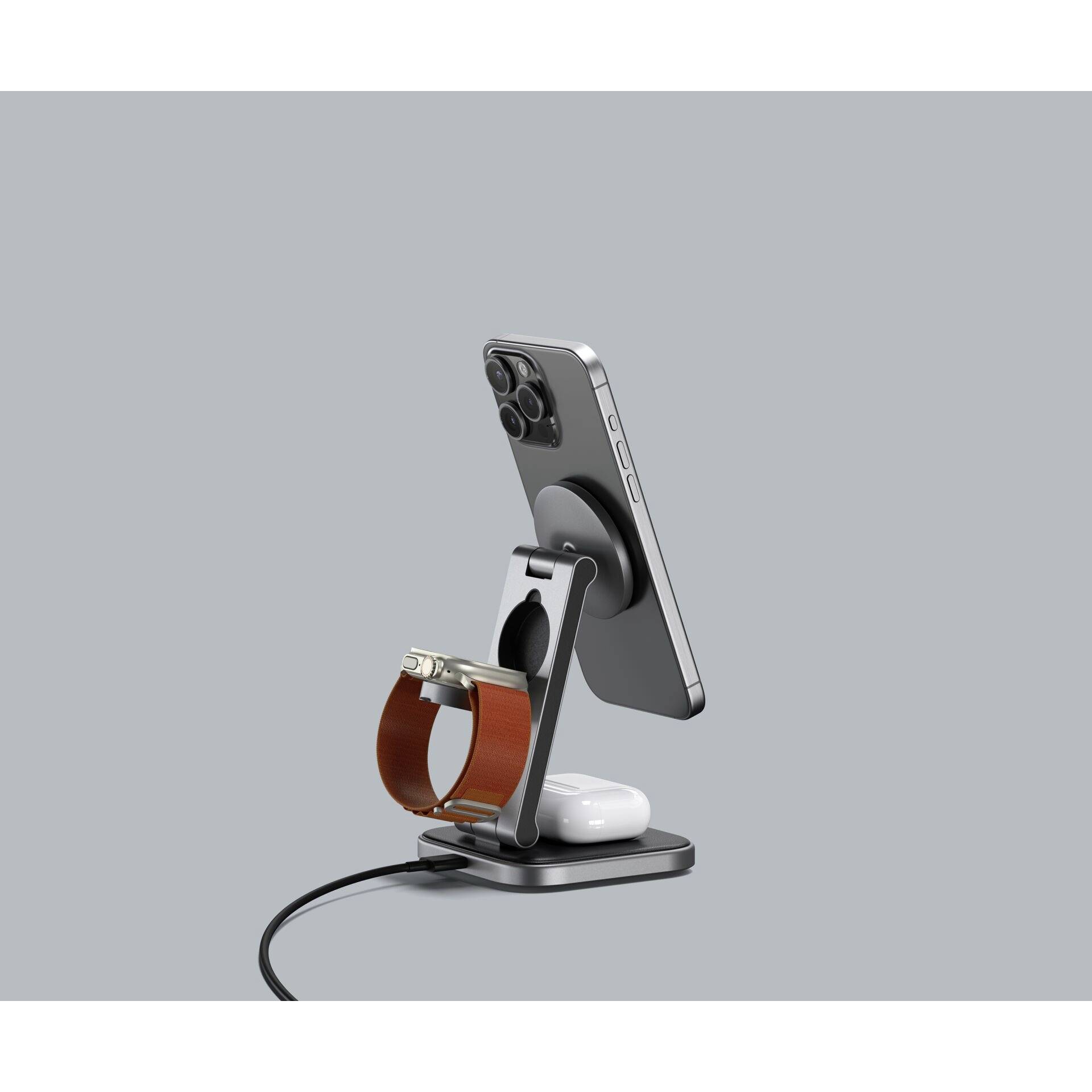 Satechi Induktions-Ladegerät ST-Q31FM-EA ST-Q31FM-EA Anthrazit