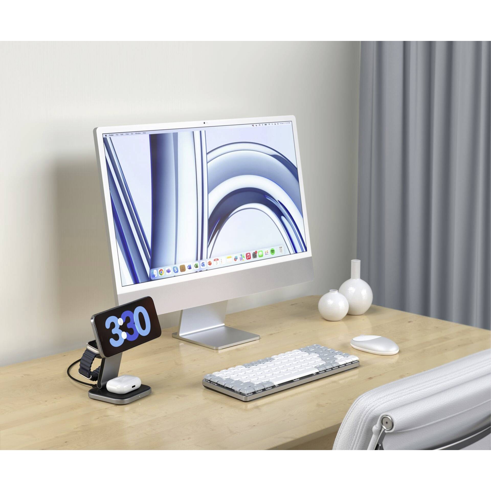 Satechi Induktions-Ladegerät ST-Q31FM-EA ST-Q31FM-EA Anthrazit