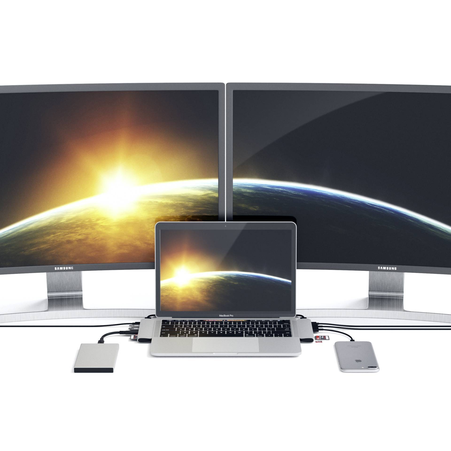 Satechi USB-C® Dockingstation ST-CMBPS