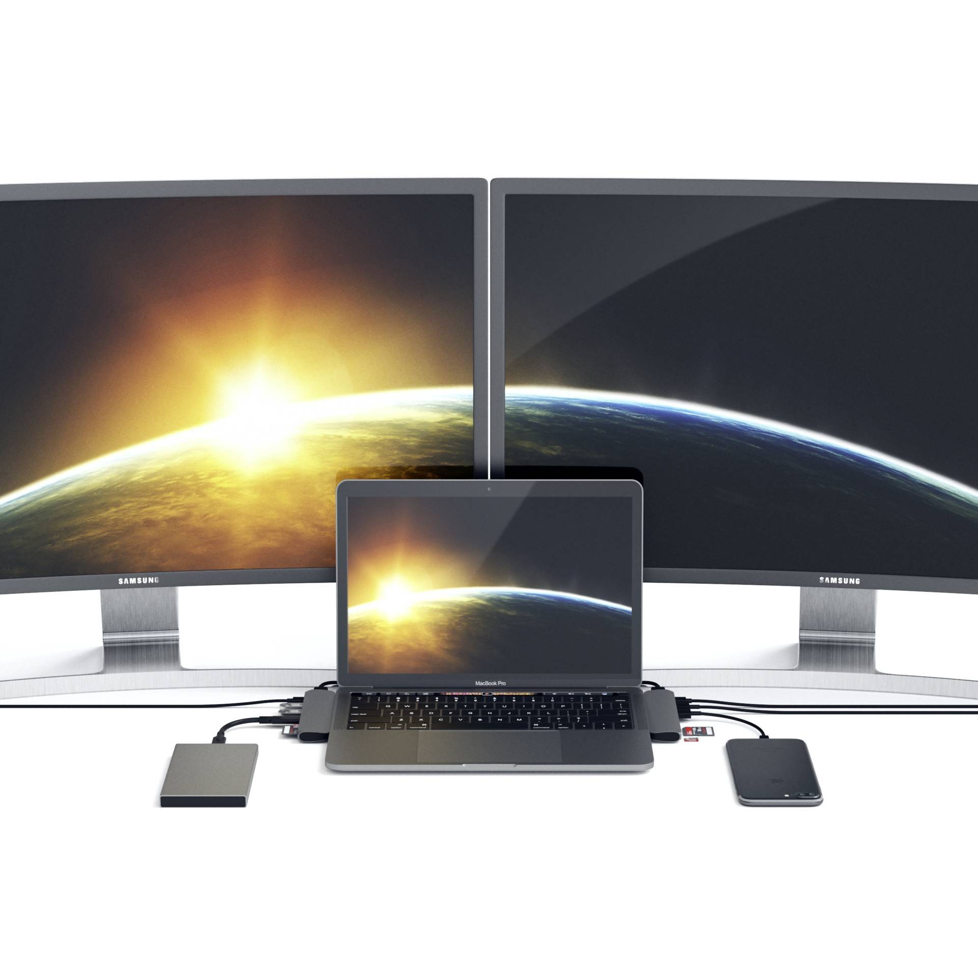 Satechi USB-C® Dockingstation ST-CMBPM