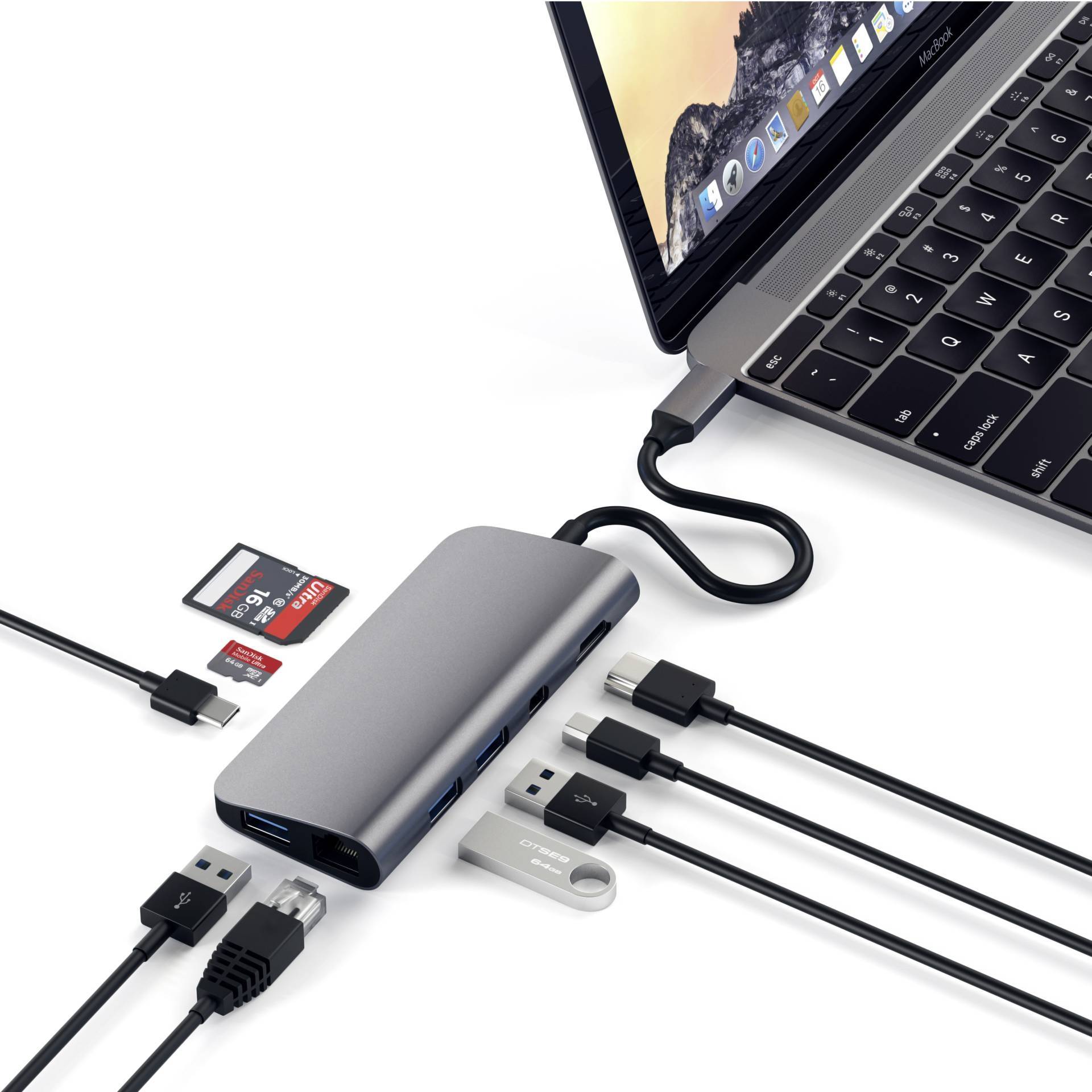 Satechi USB-C® Dockingstation ST-TCMM8PAM