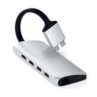 Satechi USB-C® Dockingstation ST-TCDMMASM Satechi USB-C® Dockingstation ST-TCDMMASM