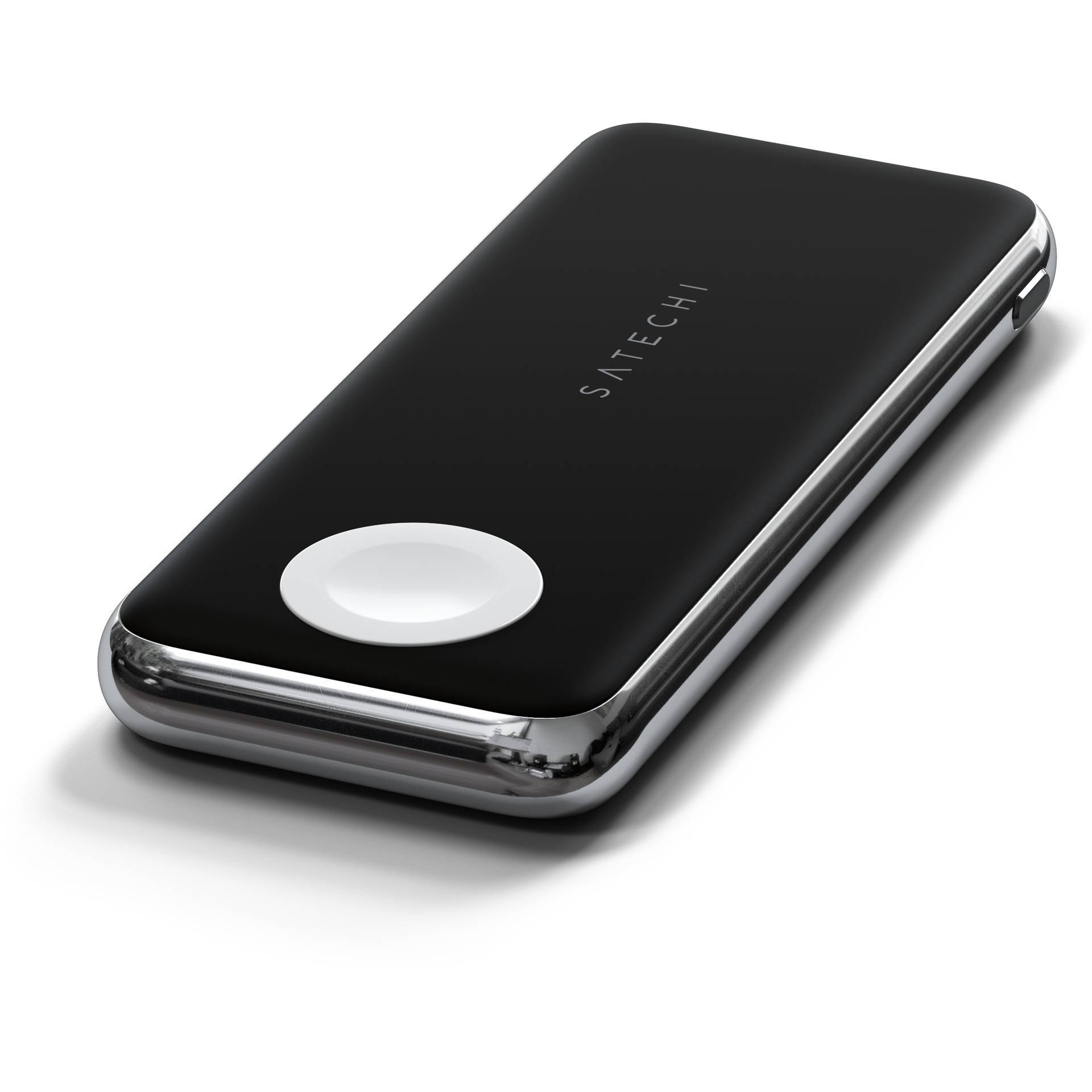 Satechi Quatro Wireless Powerbank 10000 mAh Qi Wireless Charging USB-A, USB-C® Schwarz