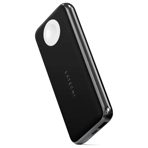 Satechi Quatro Wireless Powerbank 10000 mAh Qi Wireless Charging USB-A, USB-C® Schwarz Satechi Quatro Wireless Powerbank 10000 mAh Qi Wireless Charging USB-A, USB-C® Schwarz