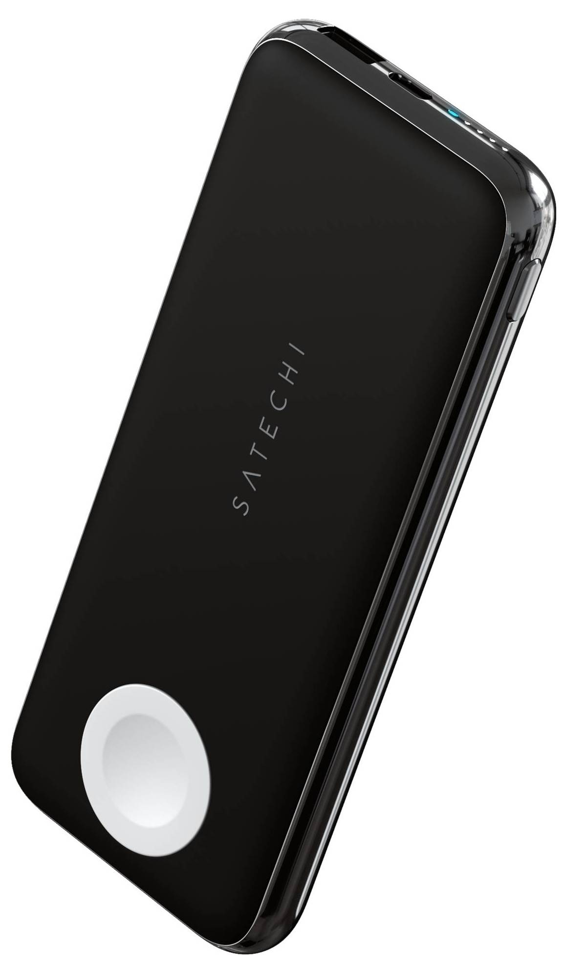 Satechi Quatro Wireless Powerbank 10000 mAh Qi Wireless Charging USB-A, USB-C® Schwarz