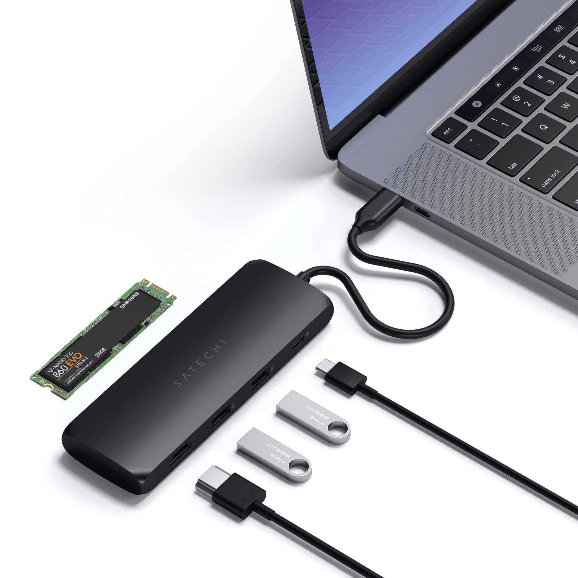Satechi USB-C® Dockingstation ST-UCHSEK