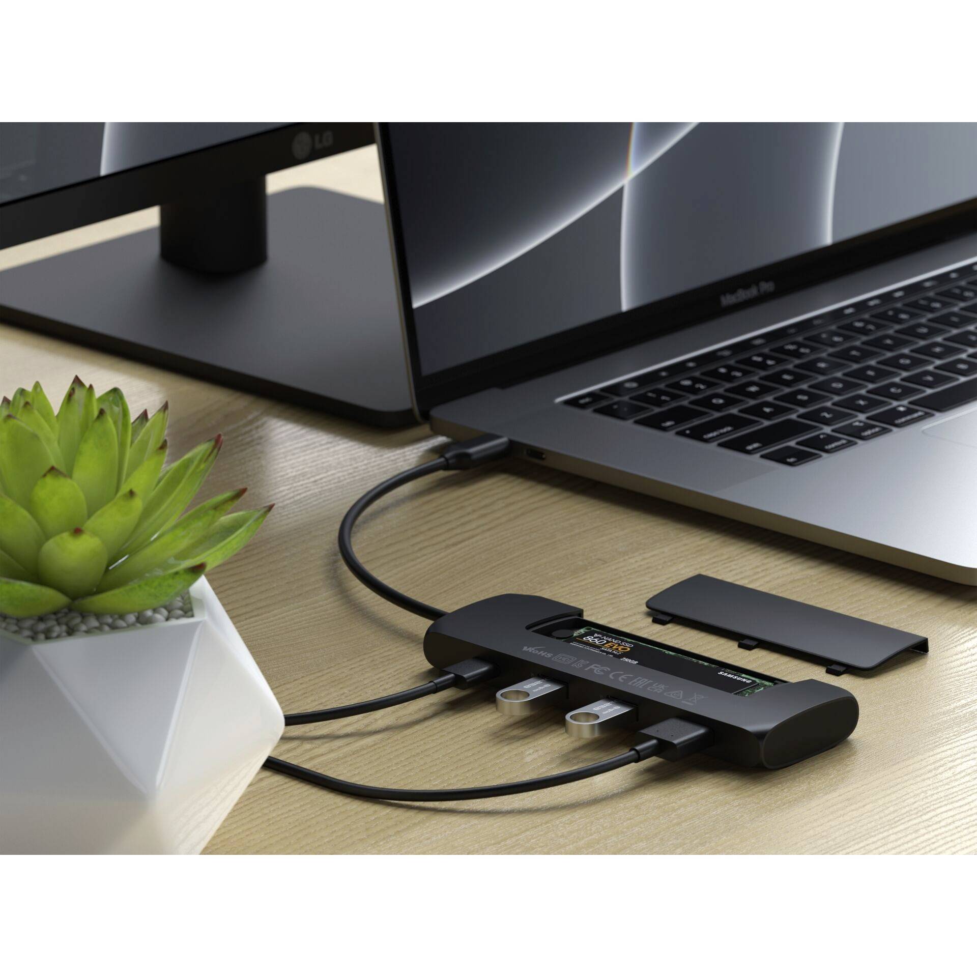 Satechi USB-C® Dockingstation ST-UCHSEK