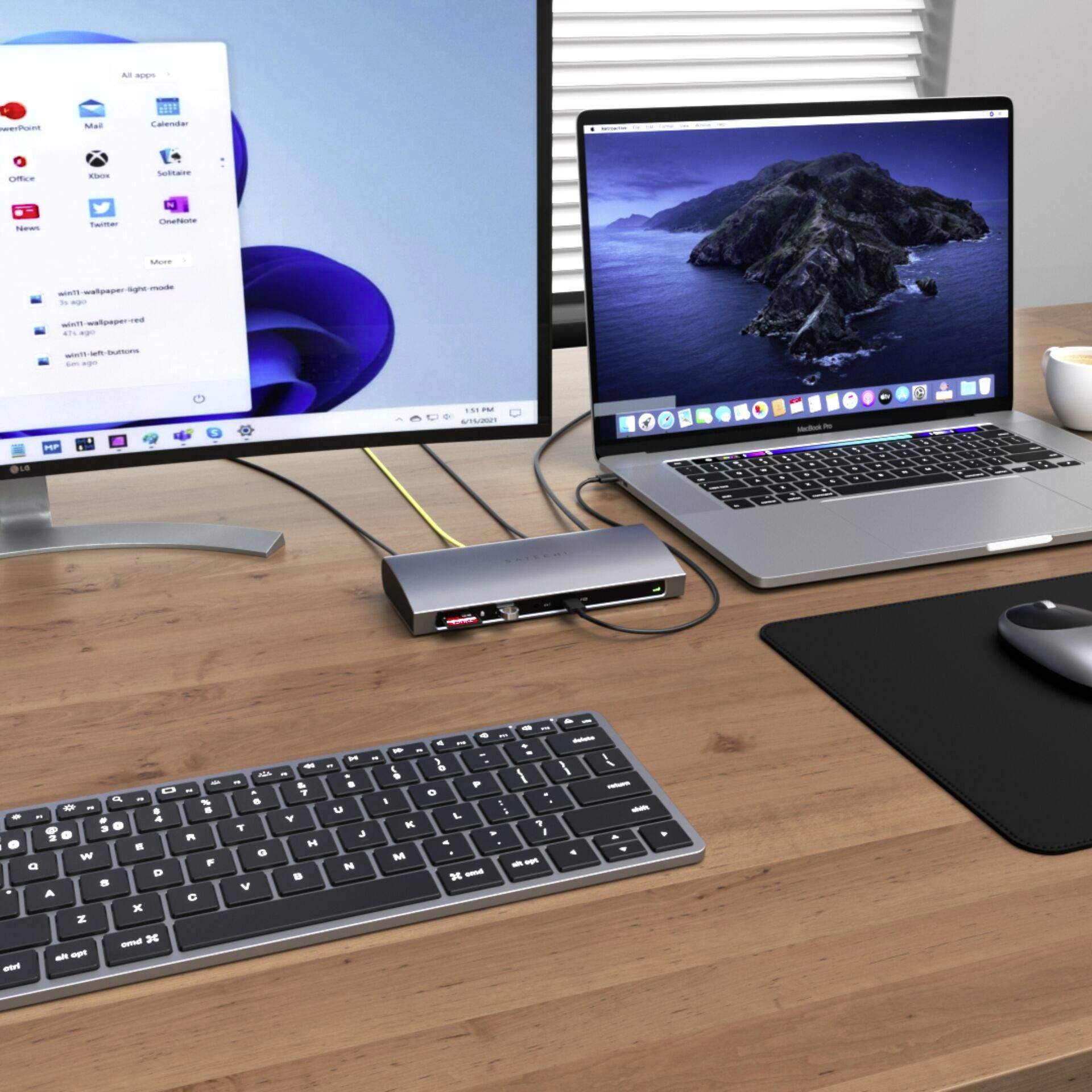 Satechi Thunderbolt™ 4 Dockingstation ST-UCT4DM