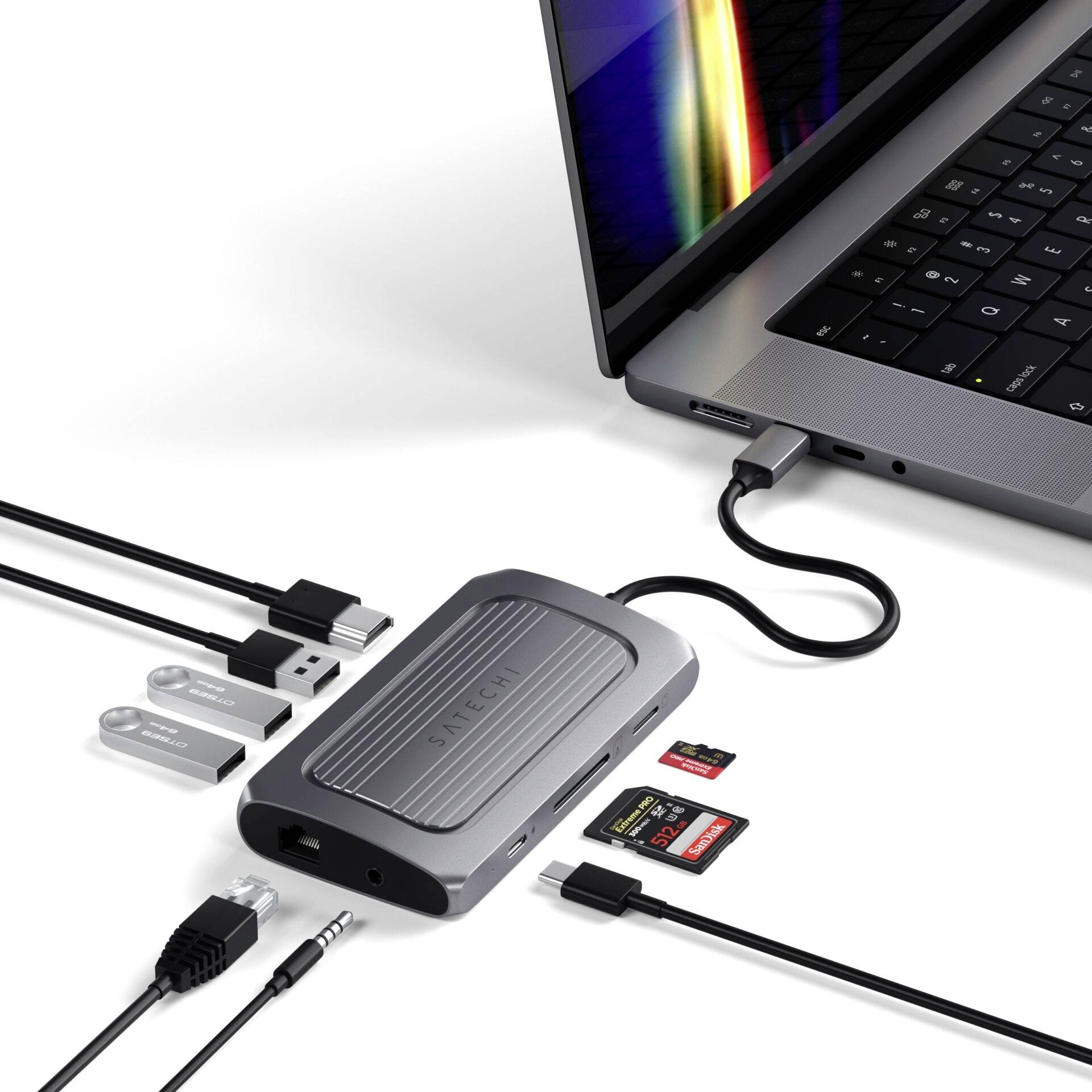 Satechi USB4® Dockingstation ST-U4MA3M