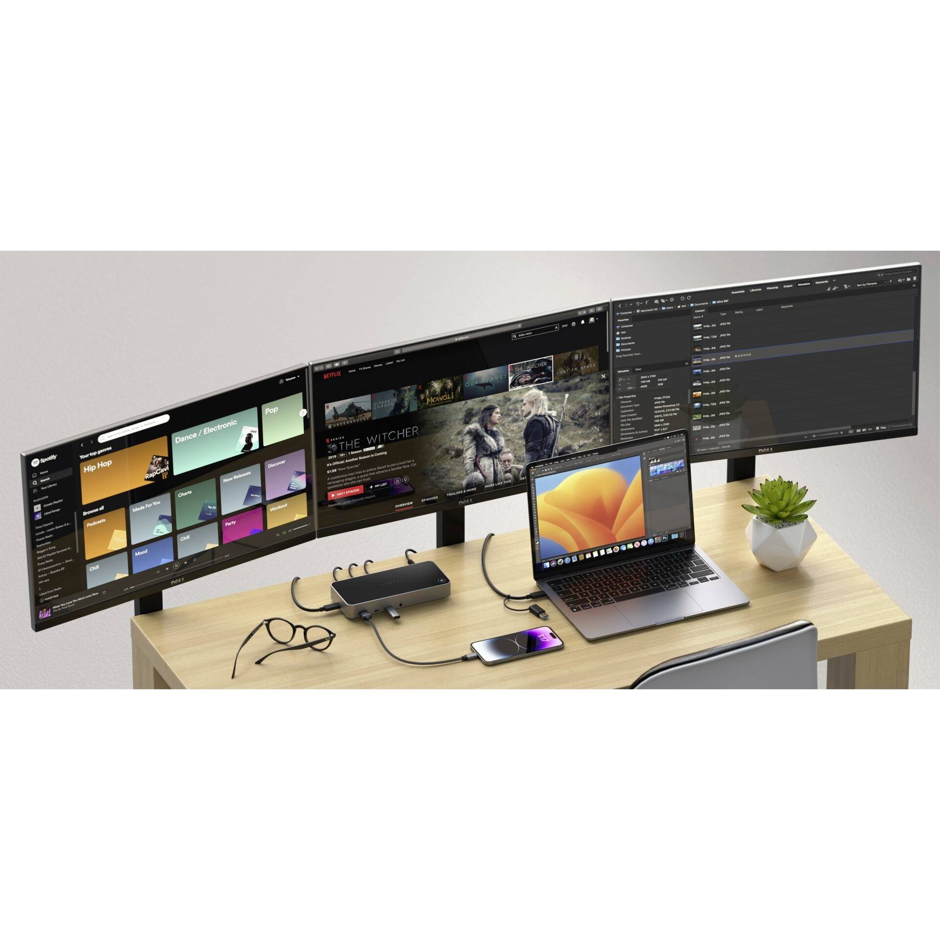 Satechi USB-C® Dockingstation ST-D4KTM-EU