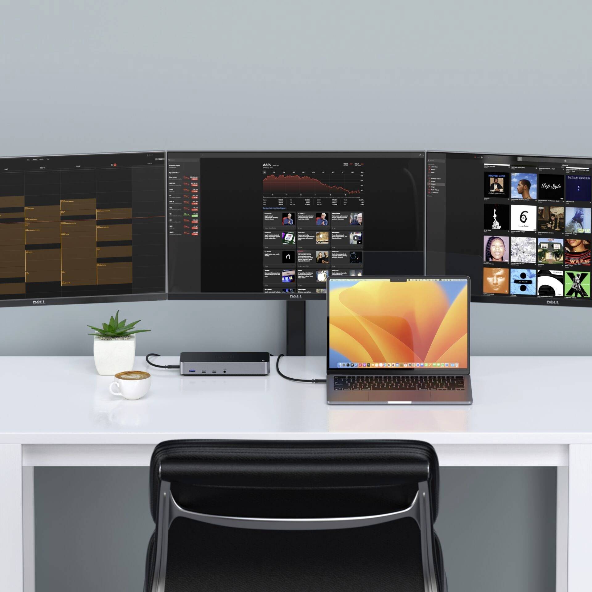 Satechi USB-C® Dockingstation ST-D4KTM-EU