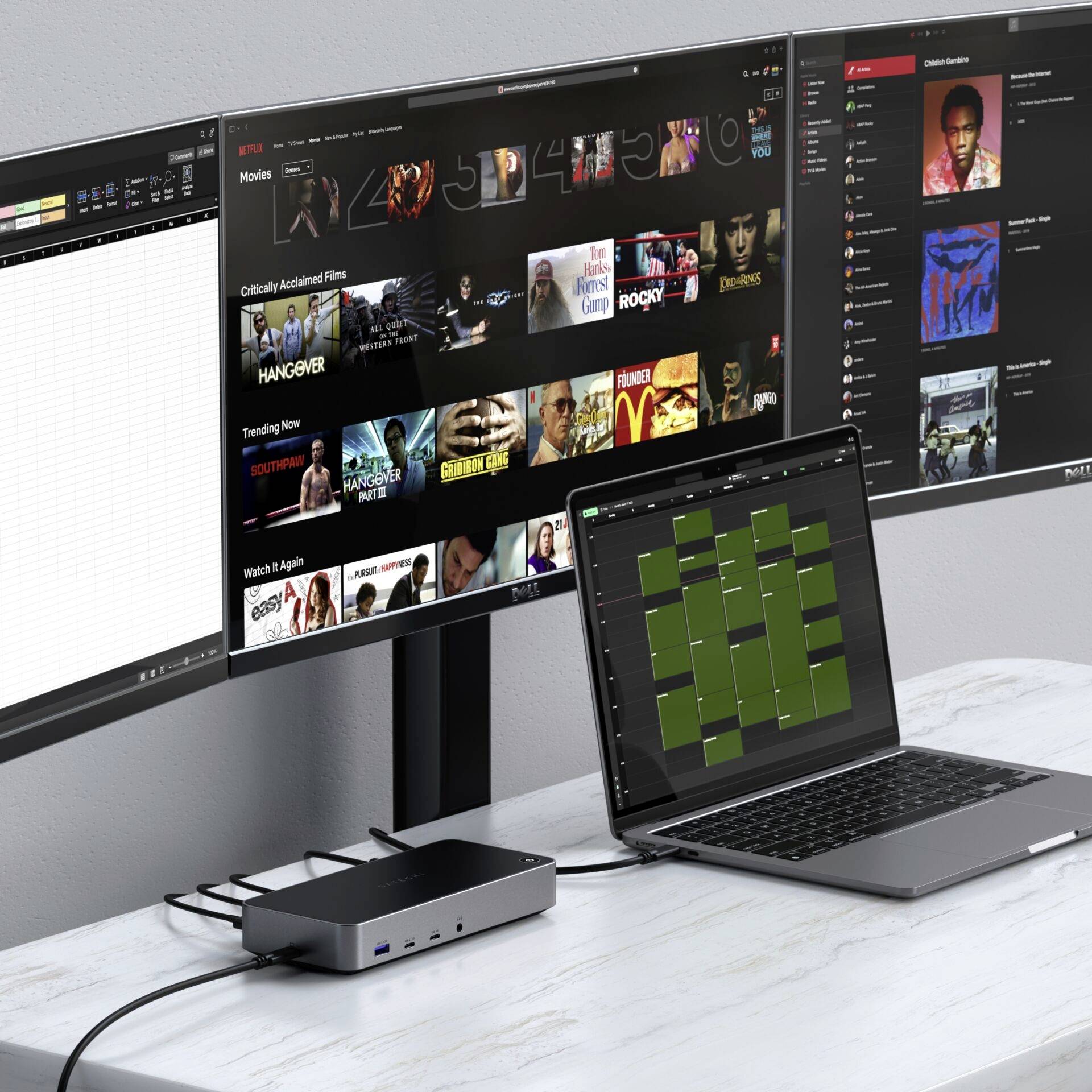 Satechi USB-C® Dockingstation ST-D4KTM-EU