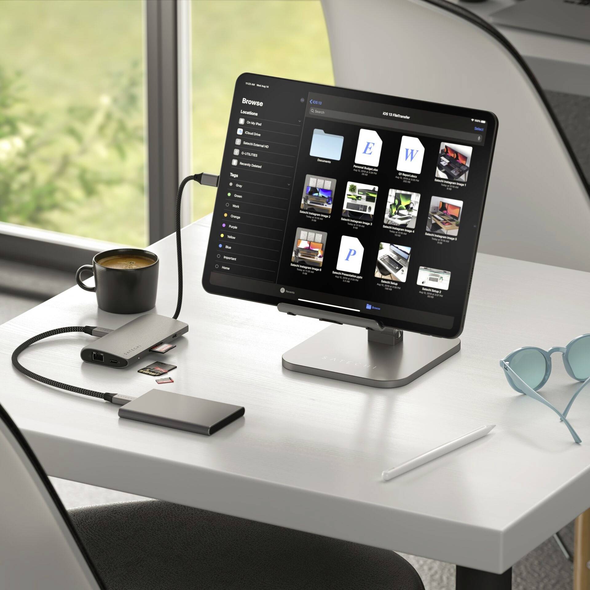 Satechi USB-C® Dockingstation ST-P8KEM