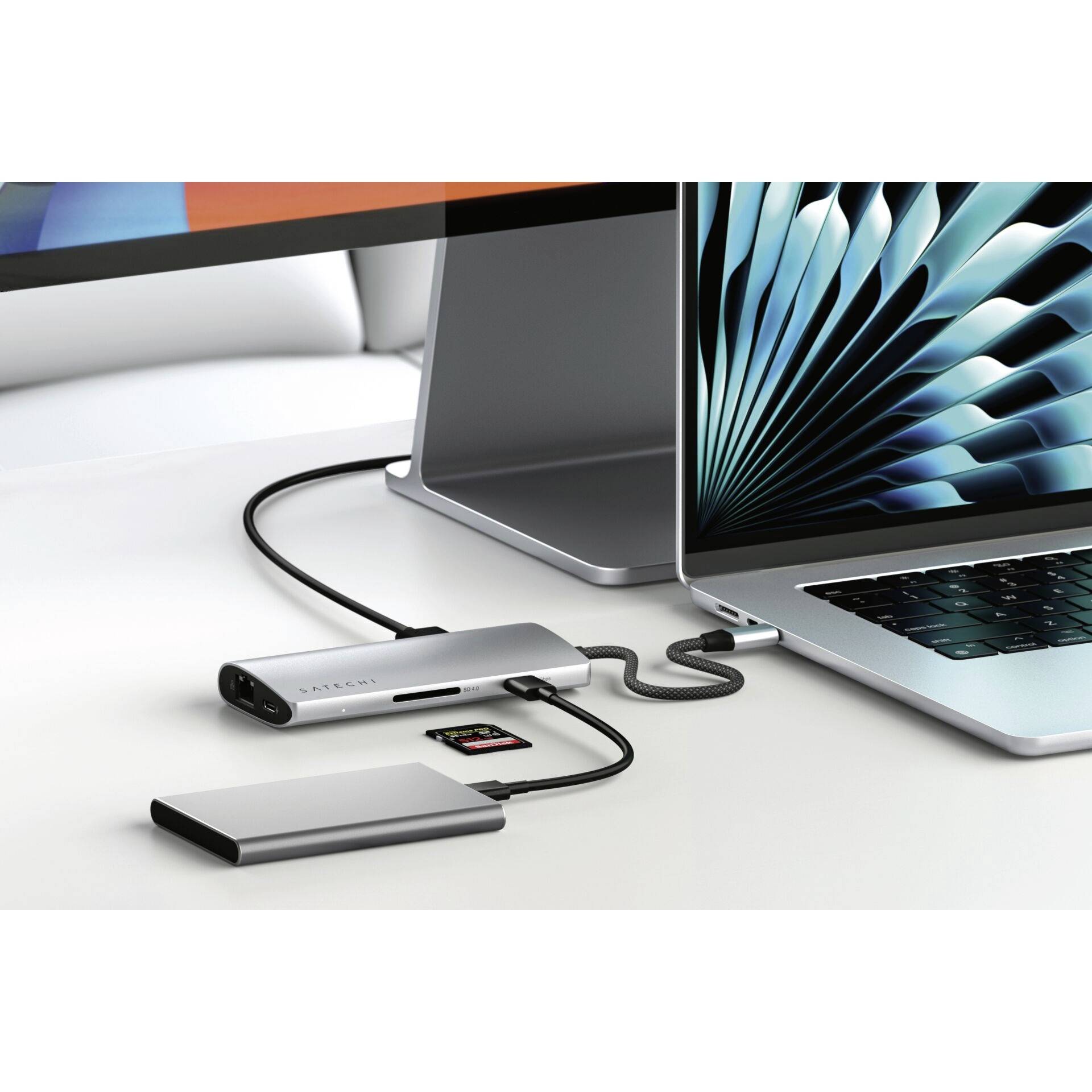 Satechi USB-C® Dockingstation ST-P8KES