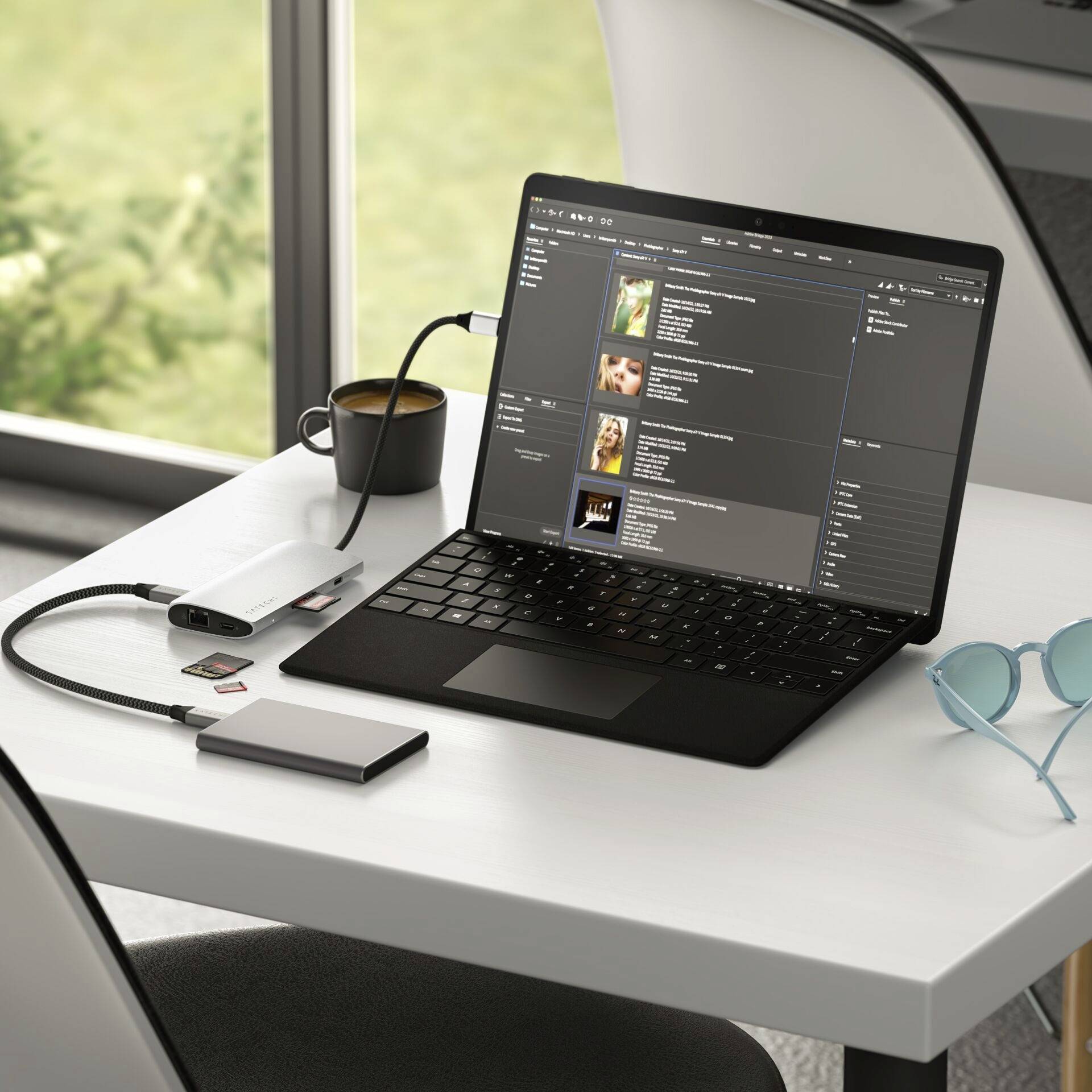 Satechi USB-C® Dockingstation ST-P8KES