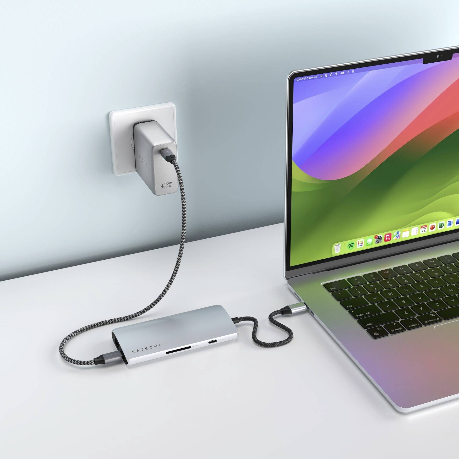 Satechi USB-C® Dockingstation ST-P8KES