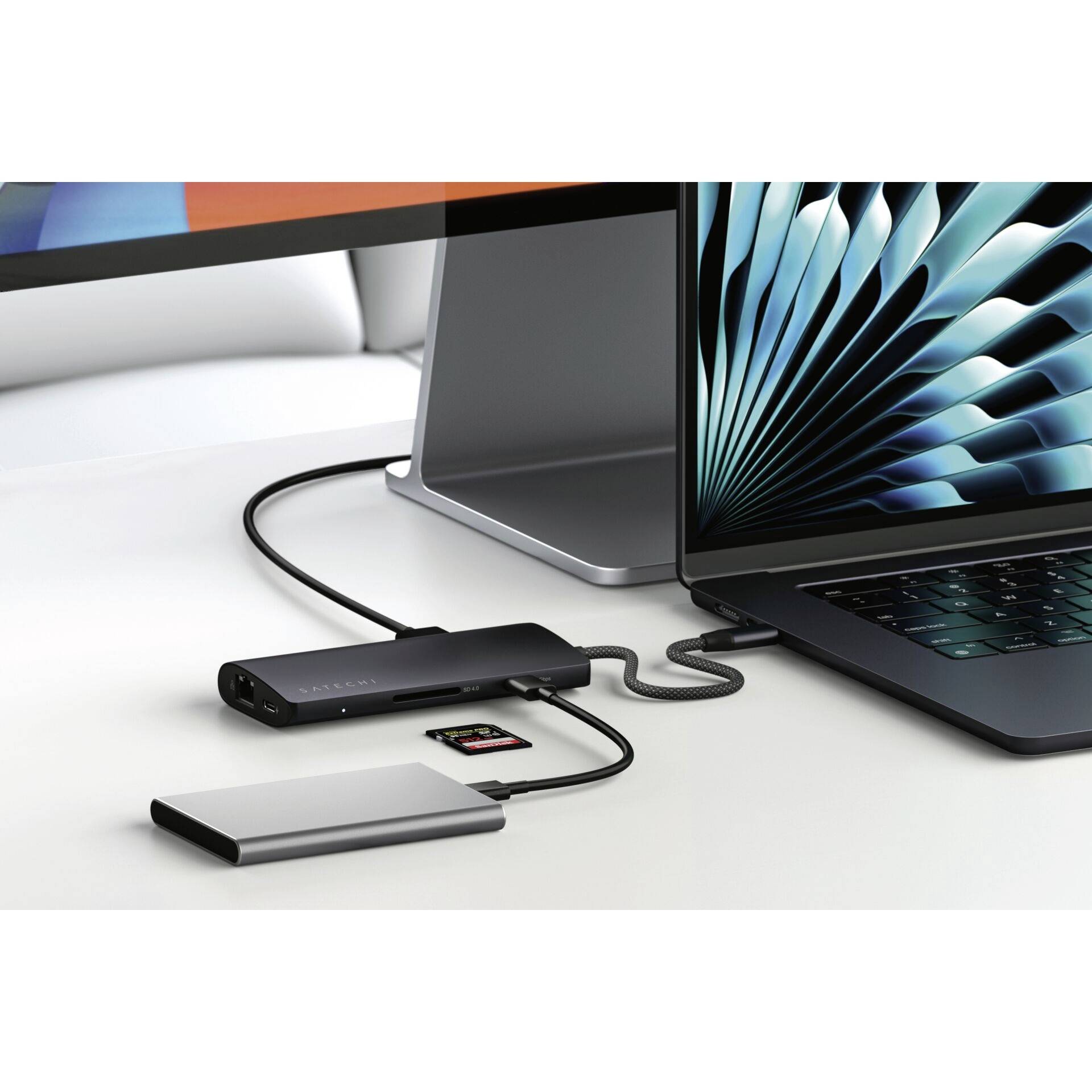 Satechi USB-C® Dockingstation ST-P8KED