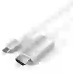 Satechi USB-C® / HDMI Anschlusskabel HDMI-A Stecker, USB-C® Stecker 1.8m Silber ST-CHDMIS 4K UHD USB-C®-Displaykabel Satechi USB-C® / HDMI Anschlusskabel HDMI-A Stecker, USB-C® Stecker 1.8m Silber ST-CHDMIS 4K UHD USB-C®-Displaykabel