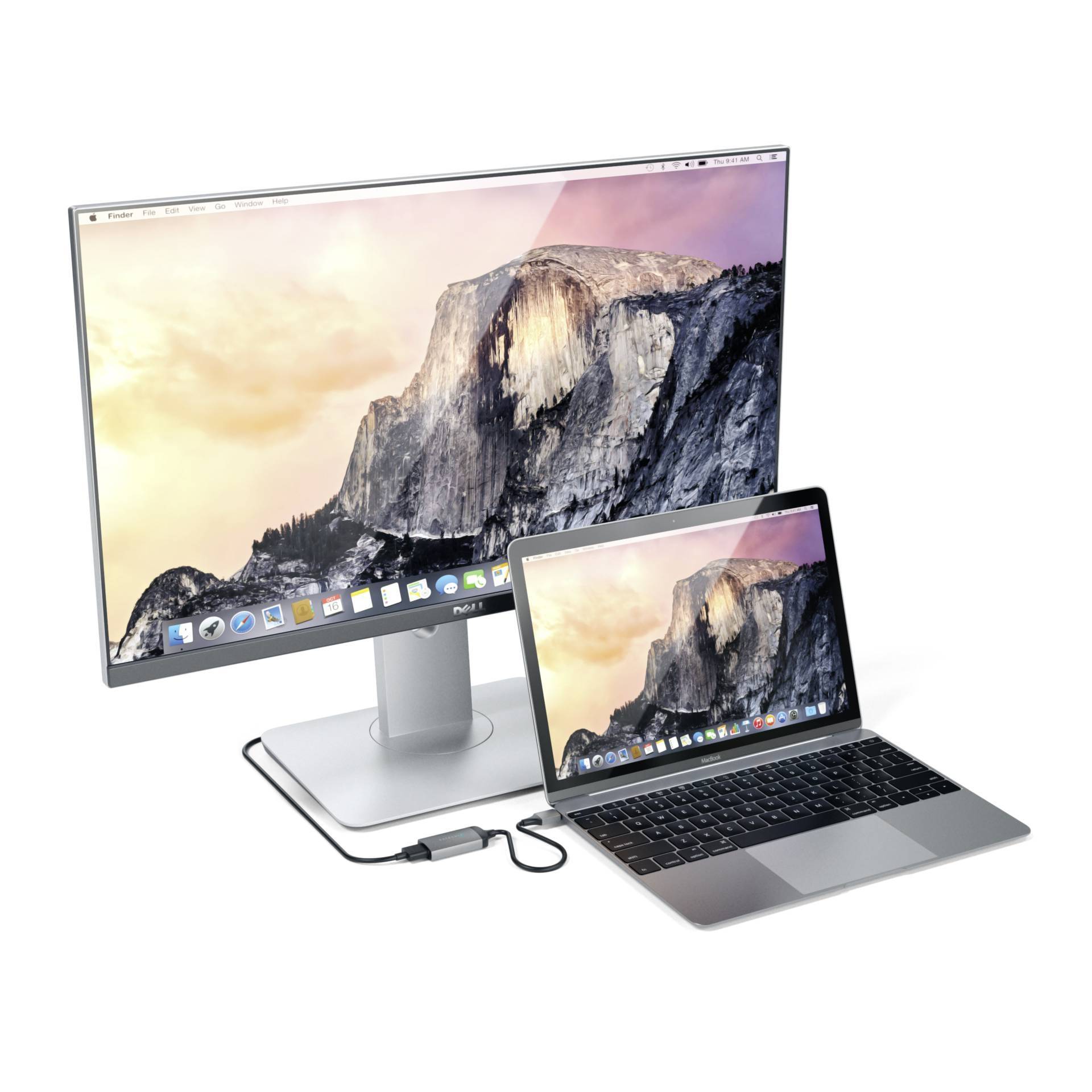 Satechi ST-TC4KHAM USB-C® / HDMI Adapter [1x USB-C® Stecker - 1x HDMI-Buchse] Spacegrau 4K UHD