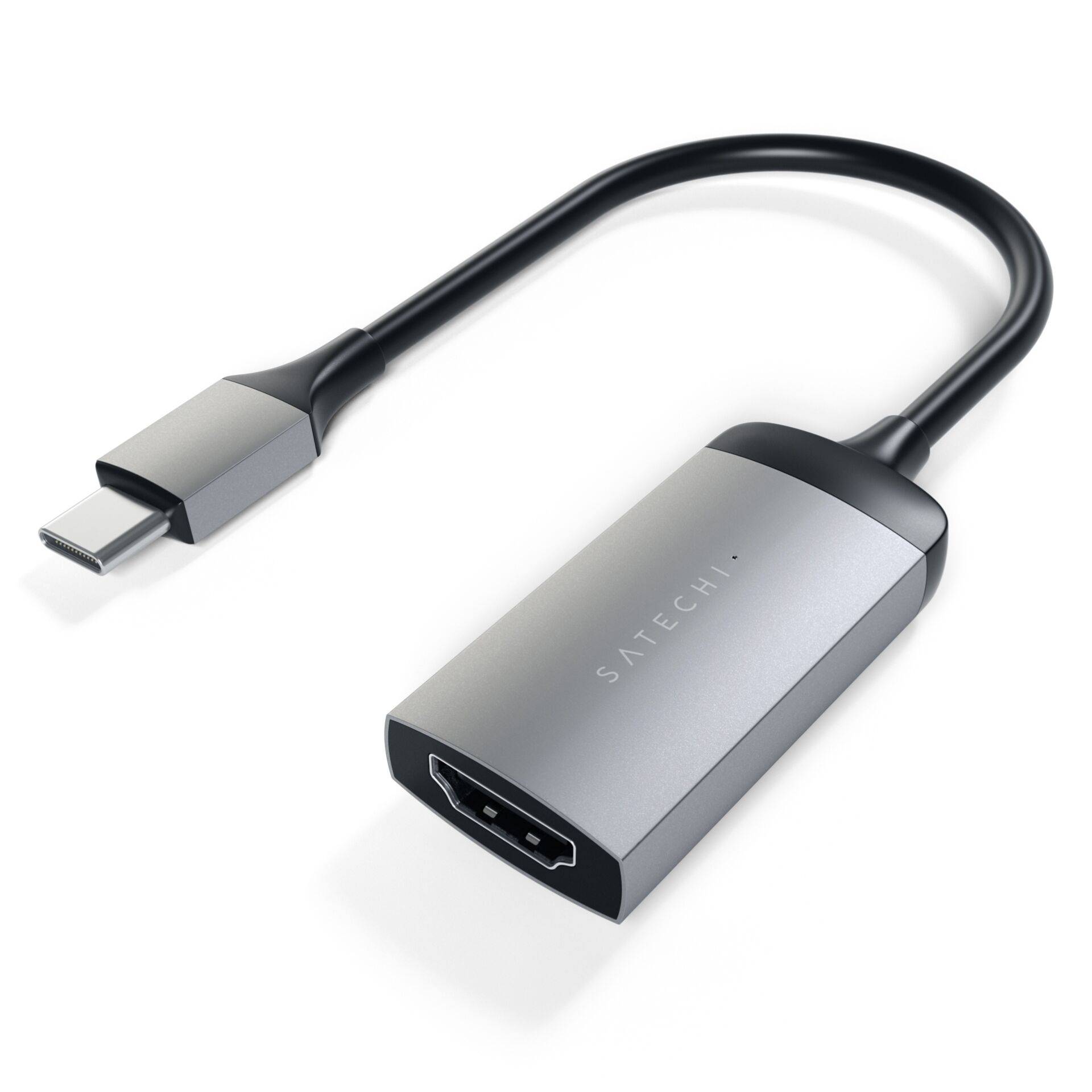 Satechi ST-TC4KHAM USB-C® / HDMI Adapter [1x USB-C® Stecker - 1x HDMI-Buchse] Spacegrau 4K UHD