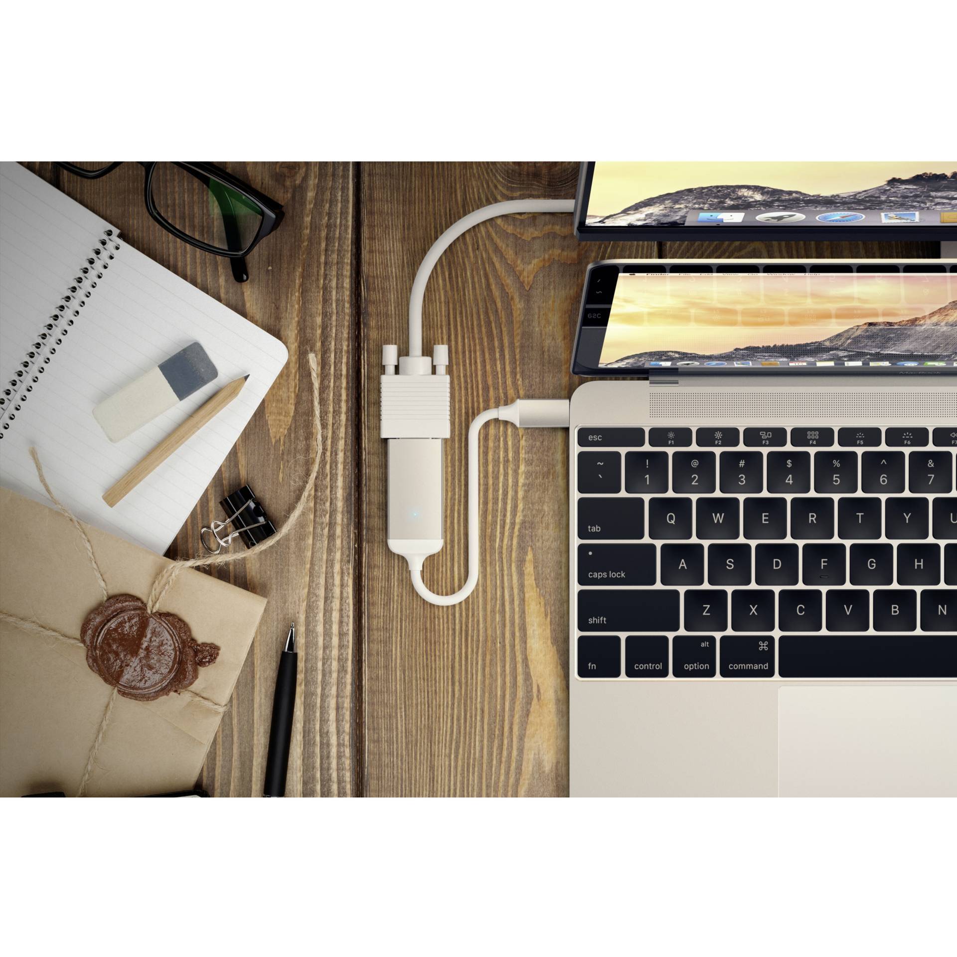 Satechi USB-C® Adapter [1x USB-C® Stecker - 1x VGA] ST-TCVGAS