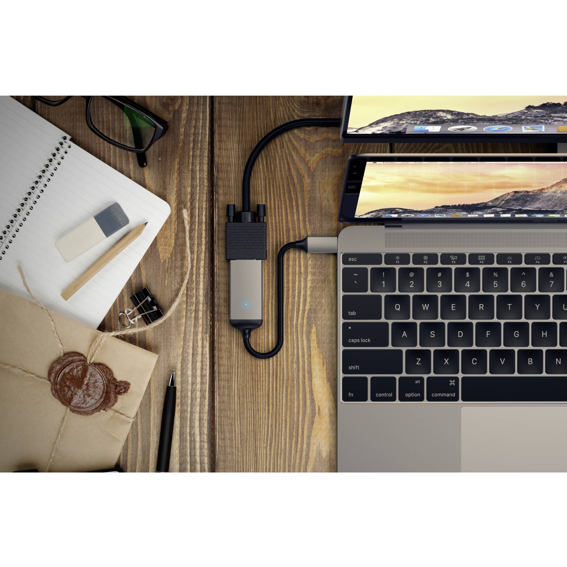 Satechi USB-C® Adapter [1x USB-C® Stecker - 1x VGA] ST-TCVGAM