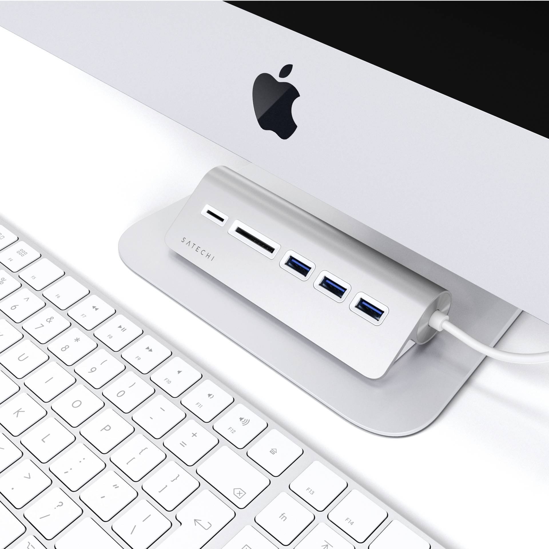 Satechi ST-TCHCRS USB-Kombi-Hub Silber