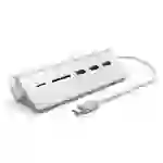 Satechi ST-TCHCRS USB-Kombi-Hub Silber Satechi ST-TCHCRS USB-Kombi-Hub Silber