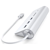Satechi ST-TCHCRS USB-Kombi-Hub Silber Satechi ST-TCHCRS USB-Kombi-Hub Silber