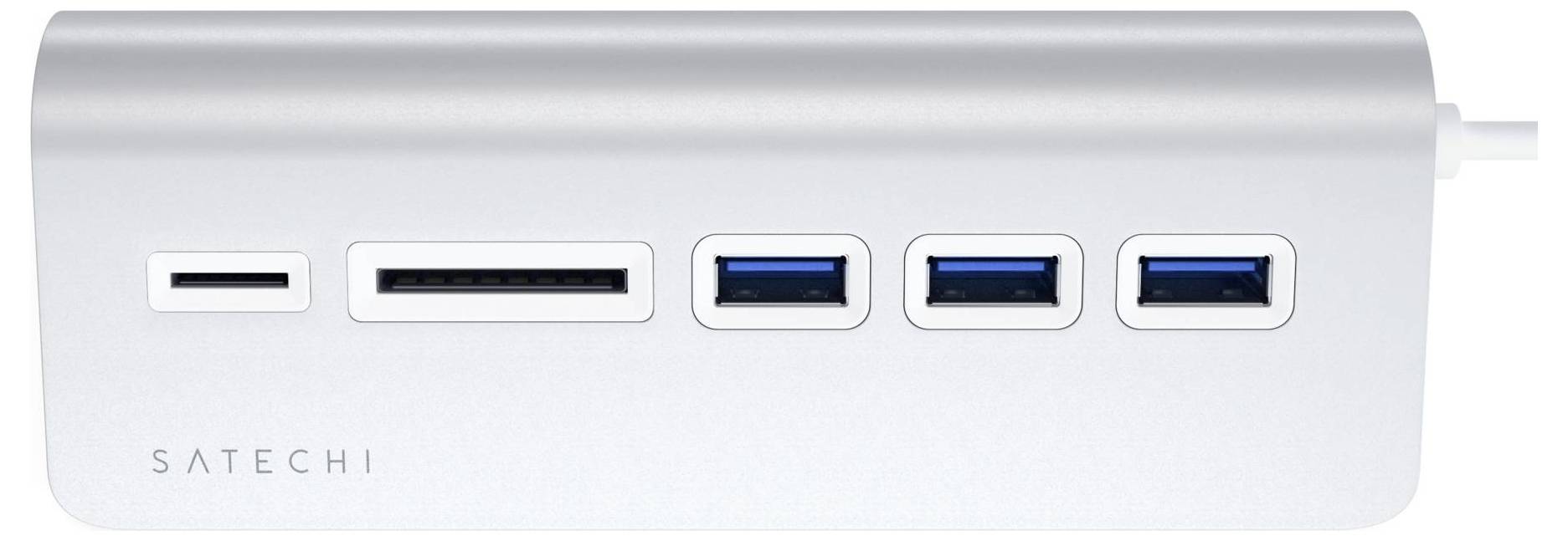 Satechi ST-TCHCRS USB-Kombi-Hub Silber