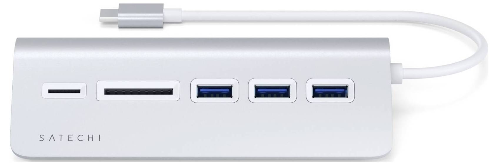 Satechi ST-TCHCRS USB-Kombi-Hub Silber