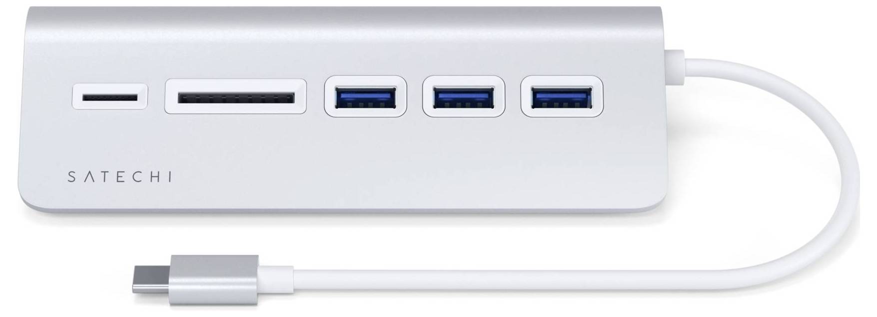 Satechi ST-TCHCRS USB-Kombi-Hub Silber