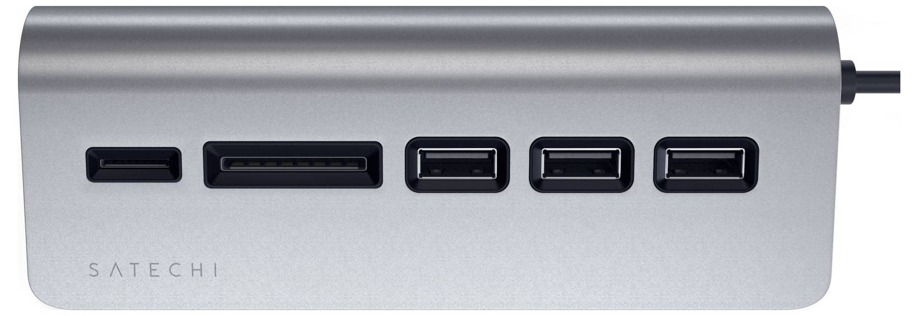 Satechi ST-TCHCRM USB-Kombi-Hub Spacegrau