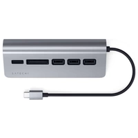 Satechi ST-TCHCRM USB-Kombi-Hub Spacegrau Satechi ST-TCHCRM USB-Kombi-Hub Spacegrau