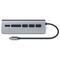 Satechi ST-TCHCRM USB-Kombi-Hub Spacegrau Satechi ST-TCHCRM USB-Kombi-Hub Spacegrau