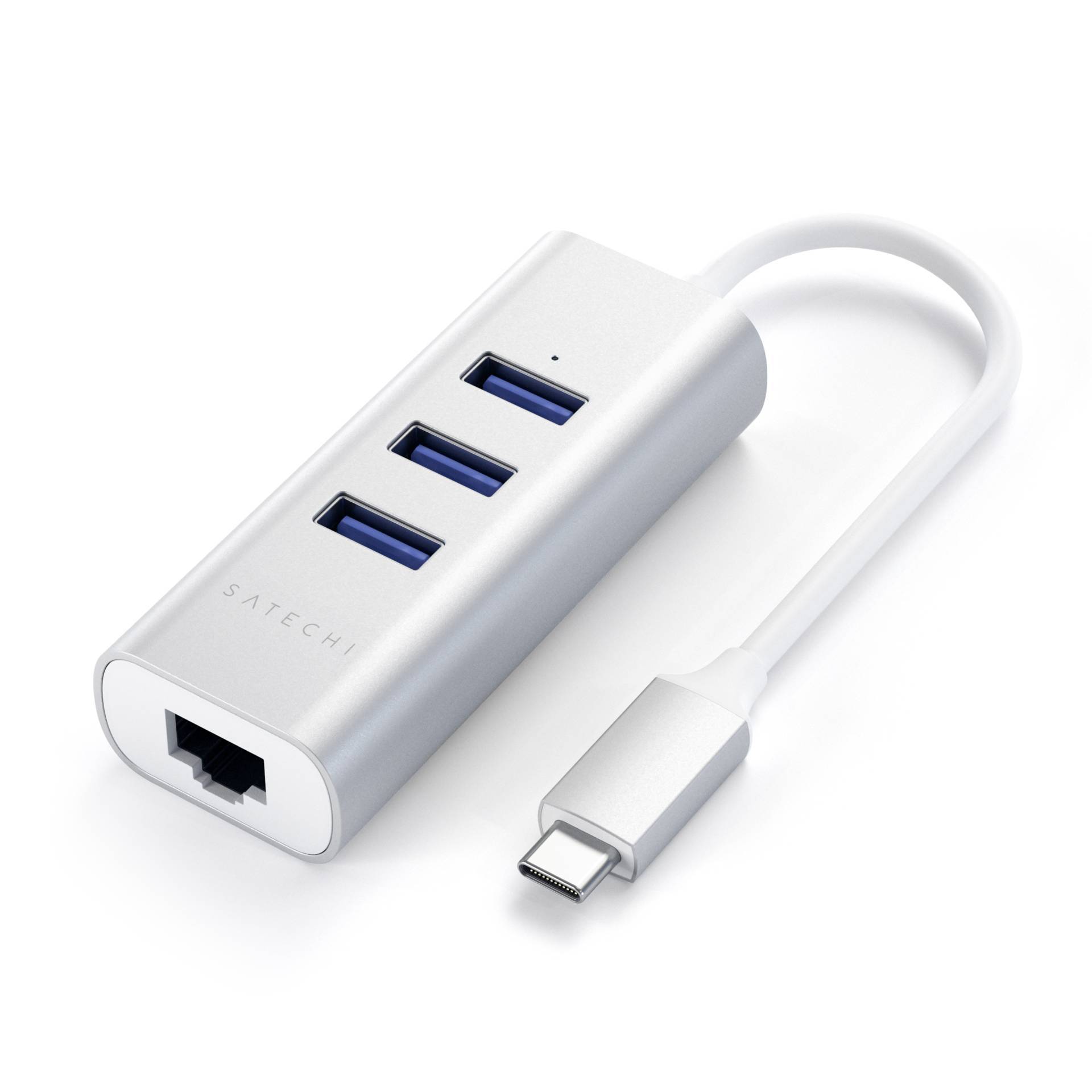 Satechi ST-TC2N1USB31AS USB-Kombi-Hub Silber