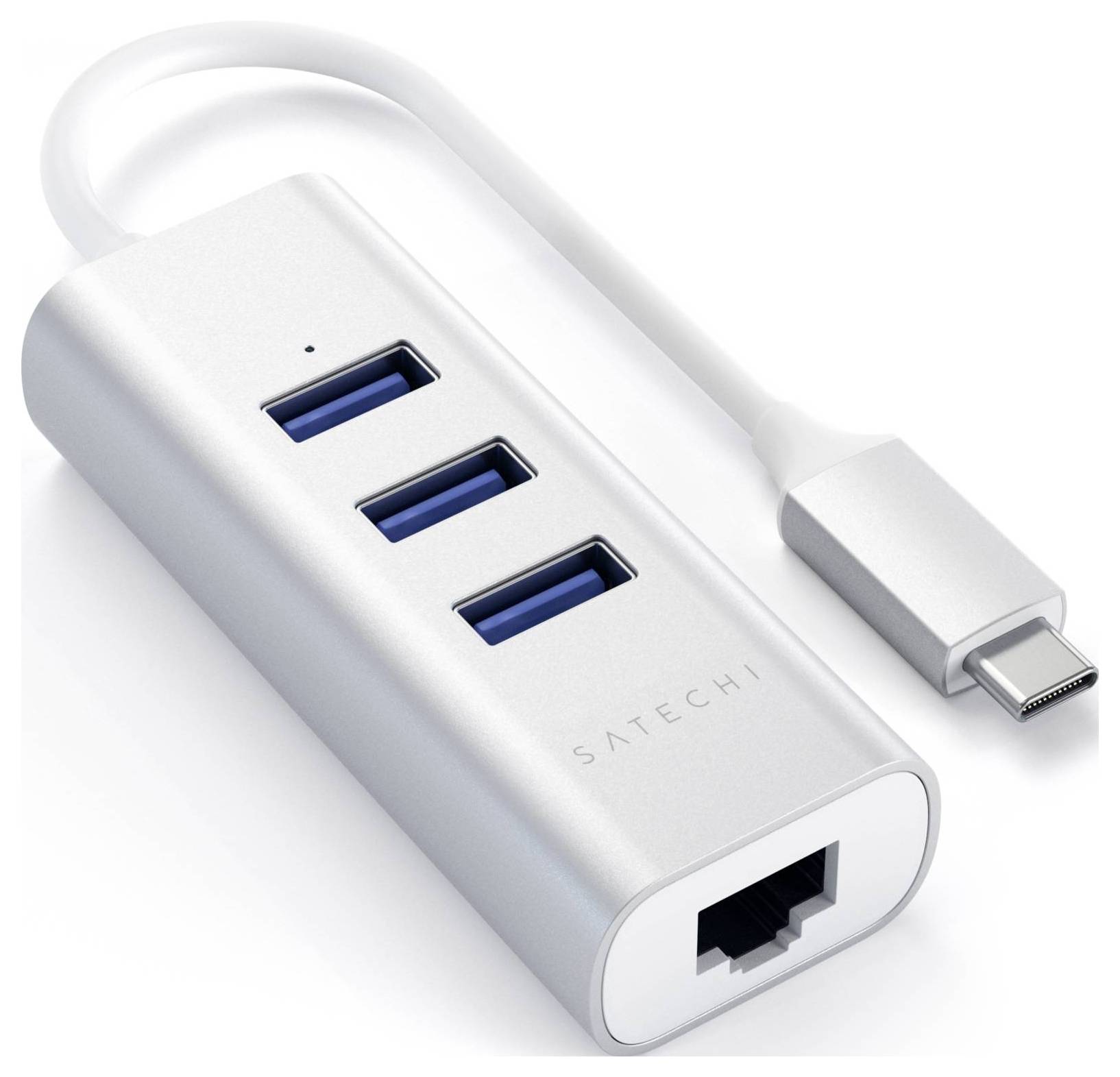 Satechi ST-TC2N1USB31AS USB-Kombi-Hub Silber