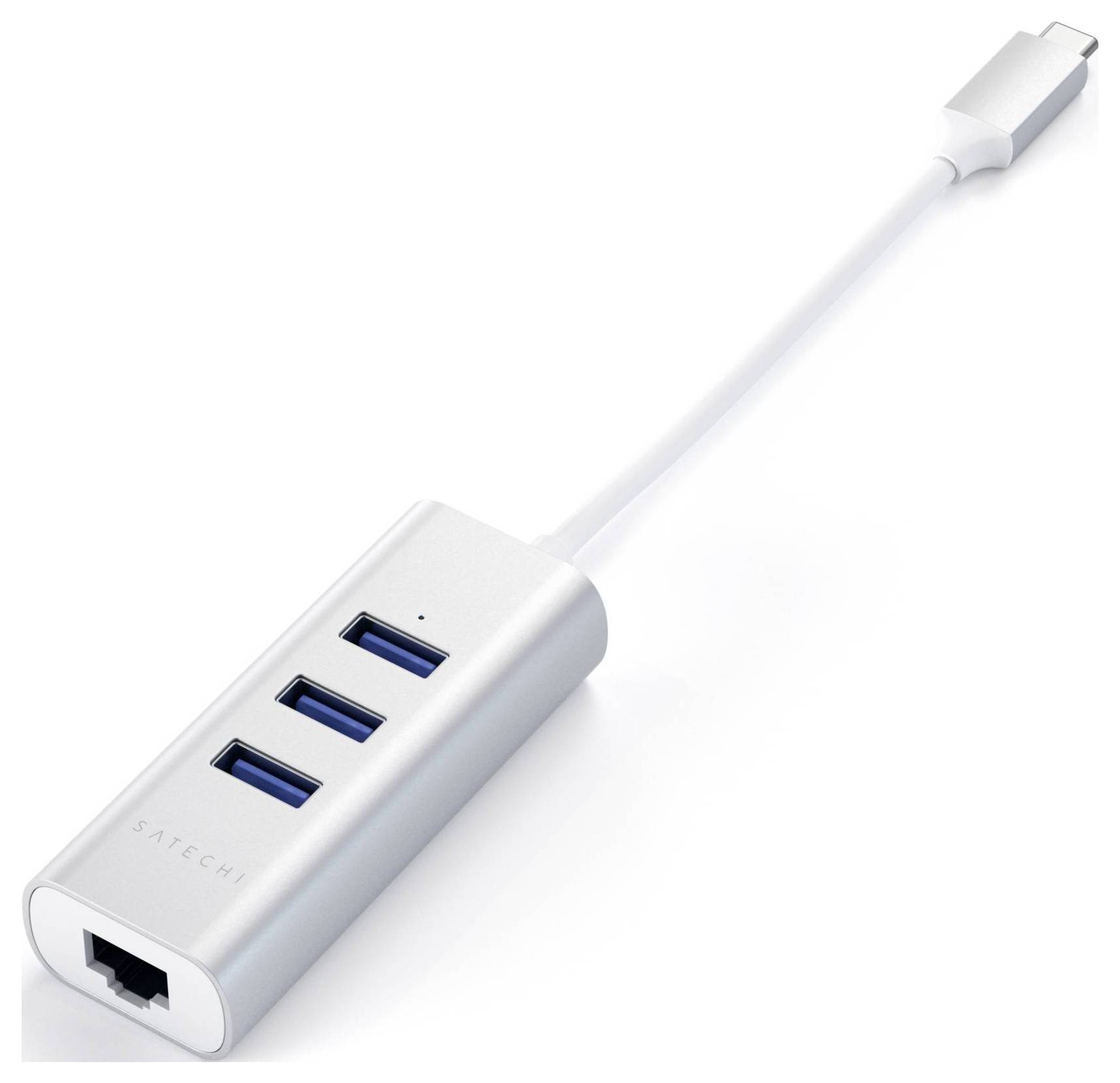 Satechi ST-TC2N1USB31AS USB-Kombi-Hub Silber