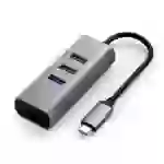 Satechi ST-TC2N1USB31AM USB-Kombi-Hub Spacegrau Satechi ST-TC2N1USB31AM USB-Kombi-Hub Spacegrau