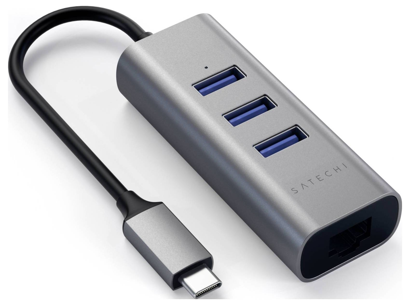Satechi ST-TC2N1USB31AM USB-Kombi-Hub Spacegrau