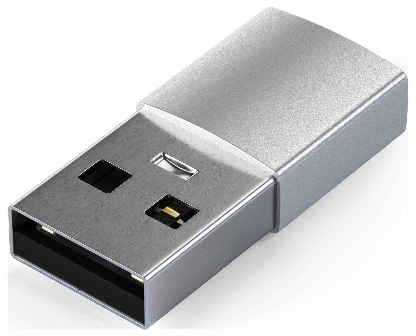 Satechi USB 3.1 Gen 1 (USB3.0) Adapter [1x USB-C® Stecker - 1x USB-A, USB 3.1 Gen 1] ST-TAUCS