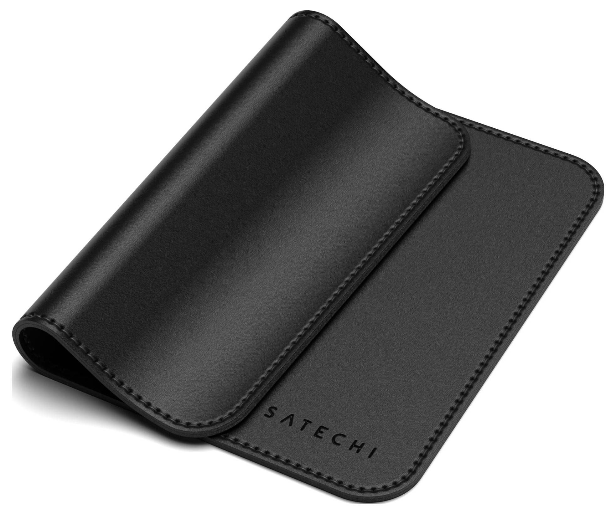 Satechi Kunstleder ST-ELMPK Mauspad Schwarz