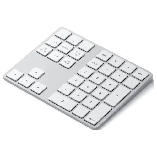 Satechi ST-XLABKSDE Bluetooth® Nummernblock Silber Satechi ST-XLABKSDE Bluetooth® Nummernblock Silber