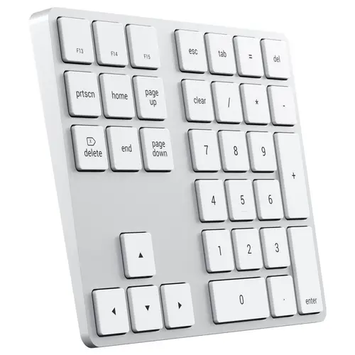 Satechi ST-XLABKSDE Bluetooth® Nummernblock Silber Satechi ST-XLABKSDE Bluetooth® Nummernblock Silber