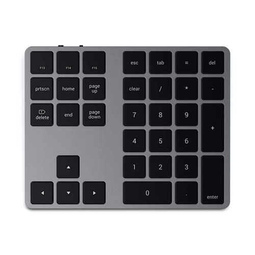 Satechi ST-XLABKM Bluetooth® Nummernblock Anthrazit Satechi ST-XLABKM Bluetooth® Nummernblock Anthrazit