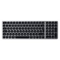 Satechi ST-ACBKM-DE Bluetooth® Tastatur Deutsch, QWERTZ Anthrazit mit numerischer Tastatur, Beleuchtet Satechi ST-ACBKM-DE Bluetooth® Tastatur Deutsch, QWERTZ Anthrazit mit numerischer Tastatur, Beleuchtet