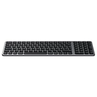 Satechi ST-ACBKM-DE Bluetooth® Tastatur Deutsch, QWERTZ Anthrazit mit numerischer Tastatur, Beleuchtet Satechi ST-ACBKM-DE Bluetooth® Tastatur Deutsch, QWERTZ Anthrazit mit numerischer Tastatur, Beleuchtet