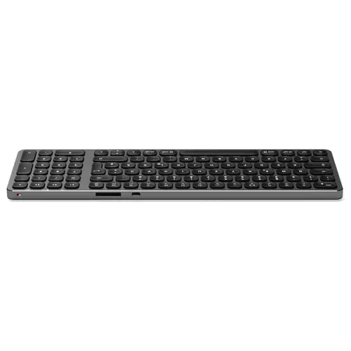 Satechi ST-ACBKM-DE Bluetooth® Tastatur Deutsch, QWERTZ Anthrazit mit numerischer Tastatur, Beleuchtet Satechi ST-ACBKM-DE Bluetooth® Tastatur Deutsch, QWERTZ Anthrazit mit numerischer Tastatur, Beleuchtet