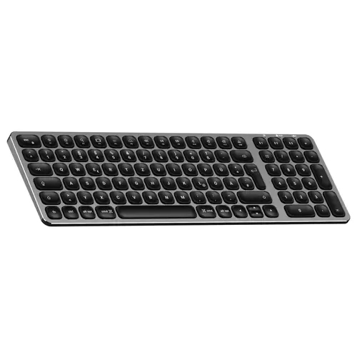 Satechi ST-ACBKM-DE Bluetooth® Tastatur Deutsch, QWERTZ Anthrazit mit numerischer Tastatur, Beleuchtet Satechi ST-ACBKM-DE Bluetooth® Tastatur Deutsch, QWERTZ Anthrazit mit numerischer Tastatur, Beleuchtet