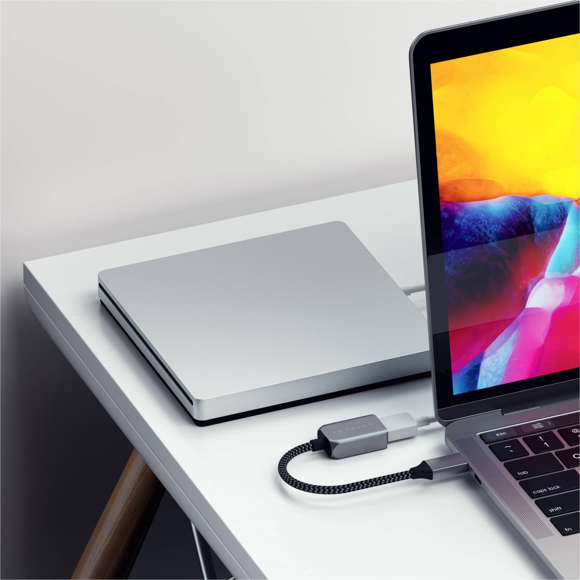 Satechi USB-C® Adapter [1x USB-C® Stecker - 1x USB-A, USB 3.1 Gen 1] ST-UCATCM